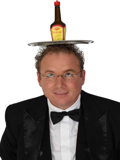 Comedy-Kellner Stuttgart begeistert Sie und Ihre Gäste bei Geburtstag, Hochzeit und Firmenfeier. 